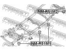 Подушка рамы NISSAN PATHFINDER R51M 2005.01-2014.1 51M2