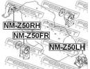 Подушка двигателя передняя NISSAN TEANA J31 2006.0 50FR