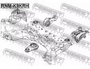 Подушка двигателя правая (гидравлическая) RENAULT  9KRH