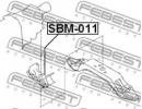 Подушка двигателя задняя at SUBARU IMPREZA G12 200 M011