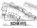 Подушка заднего дифференциала верхняя SUZUKI SX4 R B051