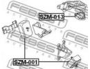 Подушка двигателя задняя SUZUKI JIMNY SN413 1998-2 M013