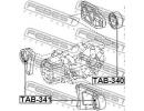 Подушка заднего дифференциала TOYOTA RAV4 ACA3,ALA B340