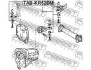 Подушка переднего дифференциала TOYOTA ESTIMA TCR1 52DM