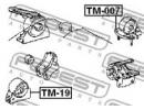 Подушка двигателя задняя TOYOTA COROLLA SED-CP-WG  M007