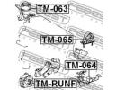 Подушка двигателя левая TOYOTA RAV4 ACA2 2000.08-2 M064