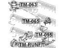 Подушка двигателя задняя TOYOTA RAV4 ACA2 2000.08- M065