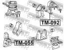 Подушка двигателя задняя TOYOTA CALDINA AT191,CT19 M092