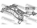 Подушка задней рамы TOYOTA CROWN-CROWN MAJESTA GS1 M116