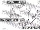 Подушка двигателя правая TOYOTA CAMRY (JPP) ACV40, FERH