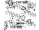 Подушка двигателя передняя TOYOTA AVENSIS AT22,AZT 220F