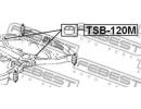 Подушка рамы TOYOTA LAND CRUISER PRADO GRJ12,KDJ12 120M