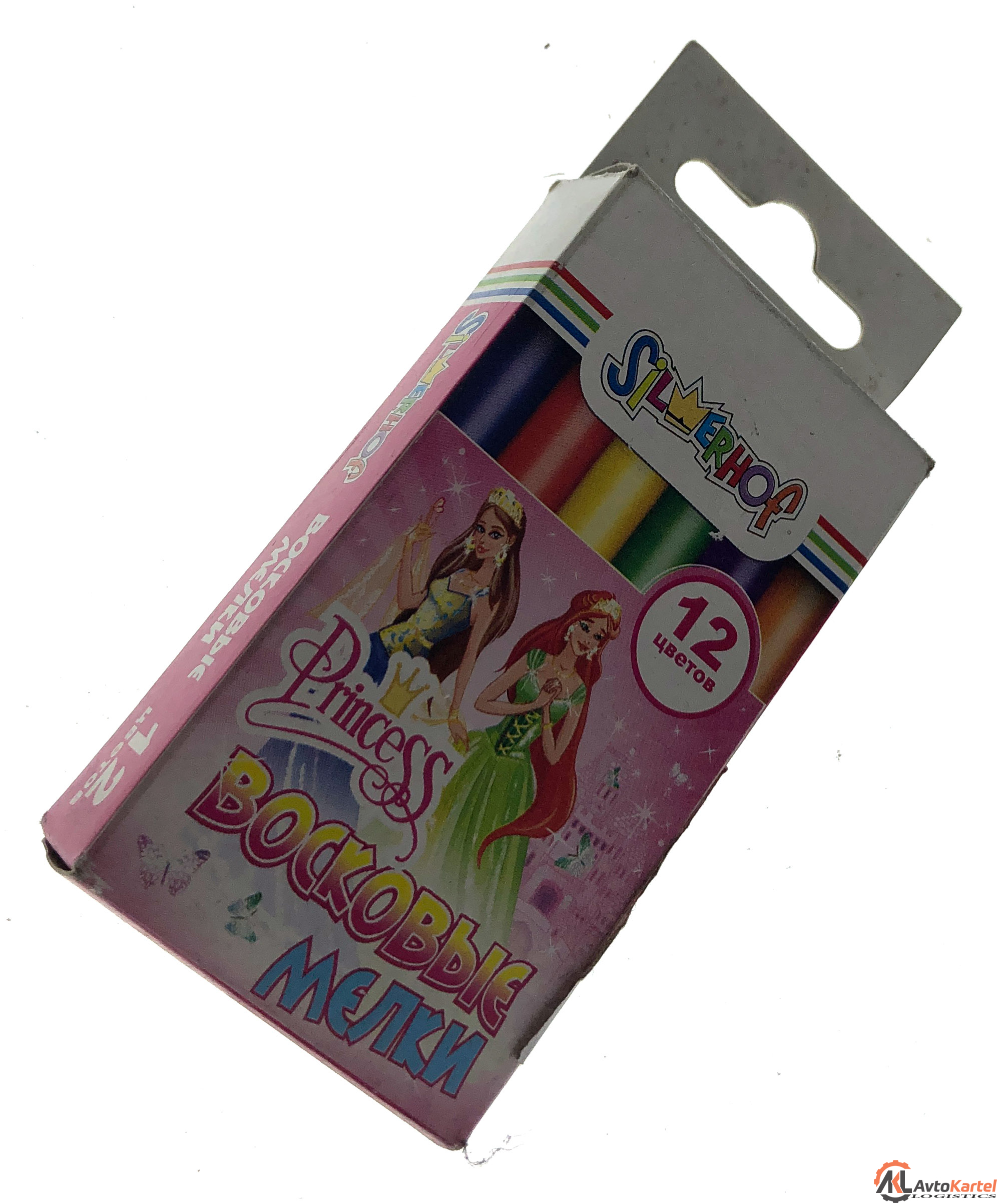 Мелки восковые 12цв. PRINCESS