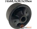 Сайлентблок ЗСПР TOYOTA Corolla Verso, Matrix, PONTIAC Vibe 03-08 14х68,3х30,5х59мм УЦЕНКА