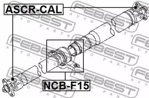 Подшипник подвесной карданного вала NISSAN JUKE F1 F15