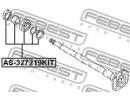 Подшипник шариковый задней полуоси ремкомплект 32x KIT