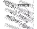 Подшипник приводного вала 35x62x20 NISSAN QASHQAI  220