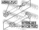 Подшипник подвесной карданного вала HYUNDAI TUCSON TUC