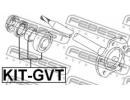 Подшипник шариковый задней полуоси ремкомплект 40x GVT