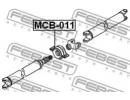 Подшипник подвесной карданного вала MITSUBISHI DEL 011