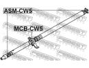 Подшипник подвесной карданного вала MITSUBISHI OUT CW5