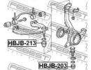 Пыльник опоры шаровой нижнего рычага HONDA CR-V RD 203