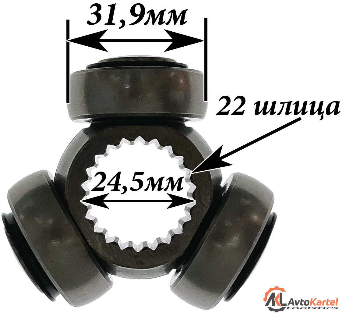 Трипод Z 22 - 31.9mm Alfa Romeo 145, 146, Fiat Brava, Marea, Multipla, Punto