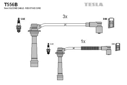 Провода высоковольтные Mazda 323 -1998 1.8 56B Провода высоковольтные Mazda 323 -1998 1.8 56B