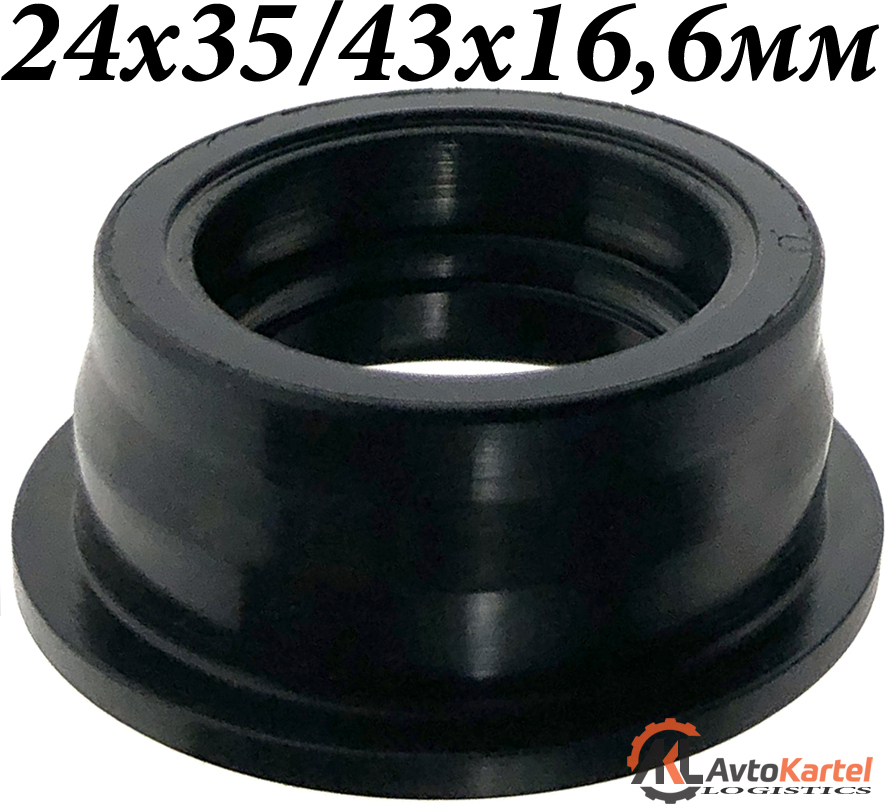Сальник 25x35-43x16,6мм свечного колодца двигателей MITSHUBISHI