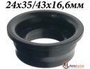 Сальник 25x35-43x16,6мм свечного колодца двигателей MITSHUBISHI
