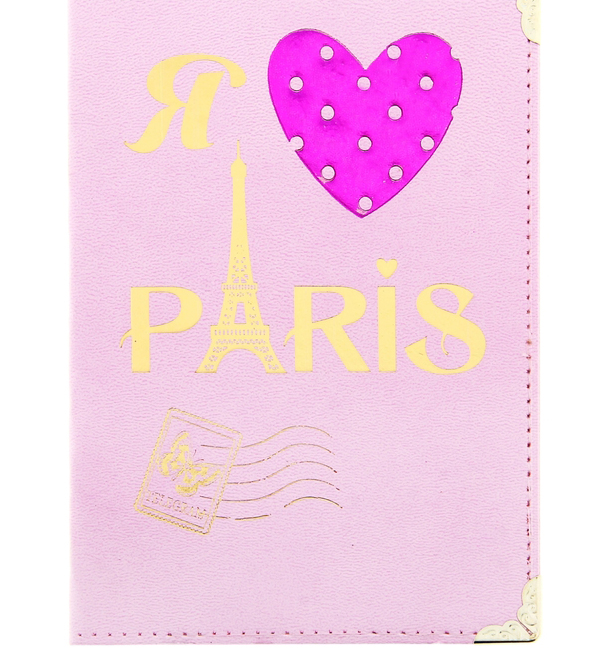 Обложка для паспорта Влюбленная в Париж (Выставочный образец)