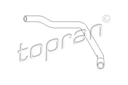 Патрубок системы охлаждения VW GOLF II 83-92, PASS 586