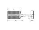 Радиатор отопителя SKODA FELICIA I (6U1) 1.3,1.6 L 016