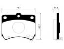 Колодки тормозные дисковые передние KIA PRIDE 87-  001