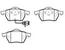 Колодки тормозные дисковые VW PASSAT 99- 536