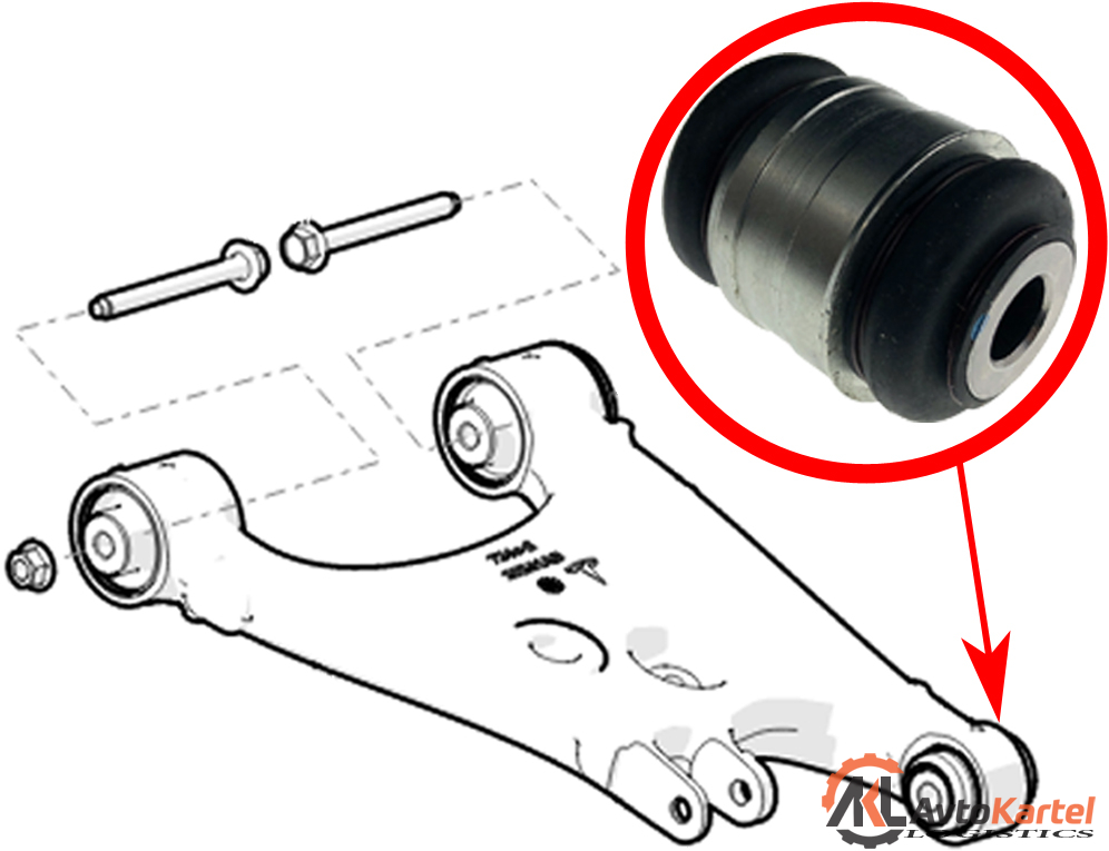 Сайлентблок 14х47х30х64мм TESLA Model S 2013-