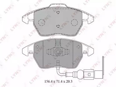 К-т дисков. тормоз. колодок AUDI A3 03>, TT 06>, S 203