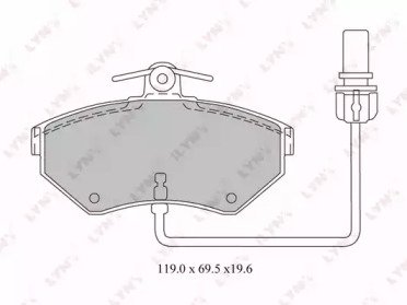 К-т дисков. тормоз. колодок AUDI A4 (1.6-2.0 96-04 215