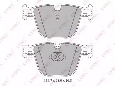 К-т дисков. тормоз. колодок BMW 5(E60, 61) 3.0D-5. 425