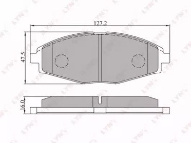 К-т дисков. тормоз. колодок CHEVROLET Lanos, Spark 801