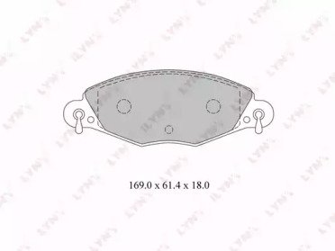 К-т дисков. тормоз. колодок CITROEN C5 I-II 2.0D-3 209