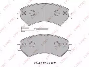 К-т дисков. тормоз. колодок CITROEN Jumper, FIAT D 829