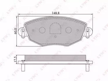 К-т дисков. тормоз. колодок FORD Mondeo III 00-07, 006