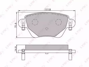 К-т дисков. тормоз. колодок FORD Mondeo III 00-04, 007