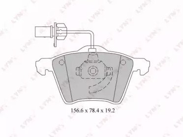 К-т дисков. тормоз. колодок VW Sharan 1.8T-2.0D 95 026