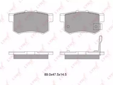 К-т дисков. тормоз. колодок HONDA Accord >03, Civi 402