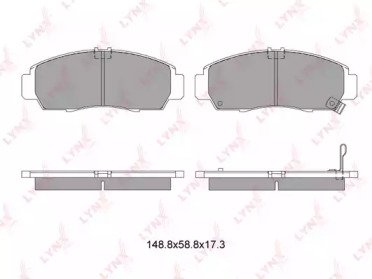 К-т дисков. тормоз. колодок HONDA Civic 05>, FR-V  403