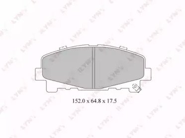 К-т дисков. тормоз. колодок HONDA Accord VIII 2.0- 424