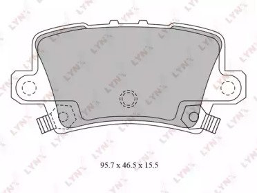 К-т дисков. тормоз. колодок HONDA Civic 1.4-2.2D 0 432