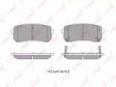 К-т дисков. тормоз. колодок HYUNDAI H-1 2.5D 97>,  626